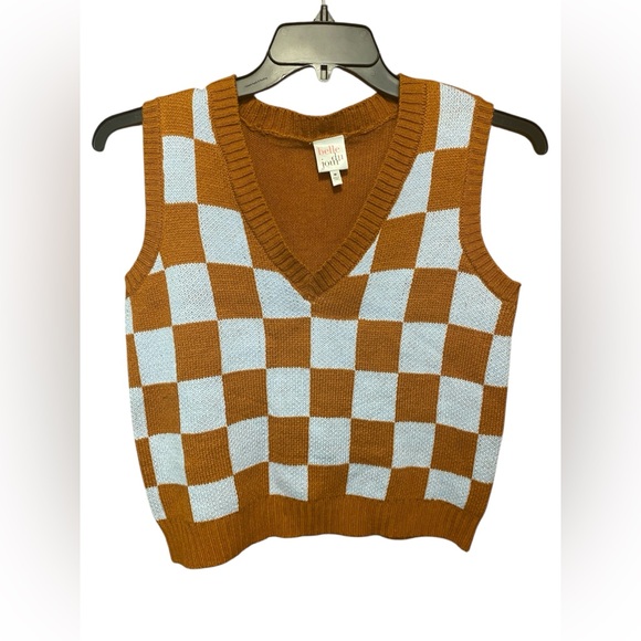 Belle Du Jour Sweaters - BELLE du jour Women’s V-neck Sweater Vest Size M